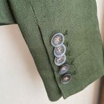 Veronica Beard Dickey Blazer Jacket Linen Blend Green Photo 11