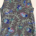 Fresh Produce  Fish Print‎ Midi DRESS Small Gray Blue Coastal Tropical Resort Photo 10