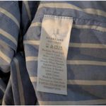 Everlane NWT  Blue White Striped Collared Long Sleeve Cropped Button Shirt XS Photo 6