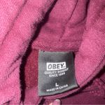 Obey  - Maroon Hoodie - Large Photo 2