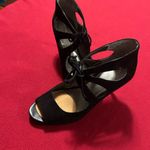 Audrey Brooke Heels Chic Black Lace-Up Women's Heels  9 1/2 like new Photo 5