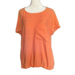 MOTH Peach Banded Sweater Shirt Orange Size L Photo 1