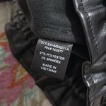 Haute Monde  women’s size medium black skirt belted pockets biker sexy date night Photo 7