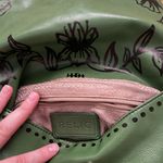 Hand drawn Green Floral Patterned Women's Bag Photo 5
