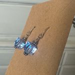 Crystal Dangling Earrings‎ Silver Photo 3