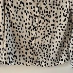 Cupshe Black White Spotted Blazer Long Sleeve Button Up Blouse Women's Size XS Photo 9