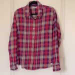 Carhartt Pink Flannel Pintuck Top Large Photo 0