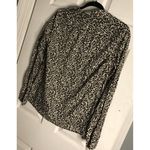 J.Crew  womens size small animal print career work top button Up Shirt blouse Photo 2
