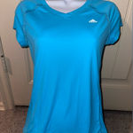 Adidas  Climalite Women's Vivid Blue Short Sleeve Workout Tee Photo 0