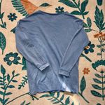 Free People Movement Long Sleeve Light Sweater Blue Photo 2