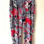 NY & CO | Gray Floral Jogger Pants Sz S Photo 0