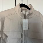 A New Day Women's Cream Long Sleeve Brushed Padded Jacket - Size Medium - NWT Photo 2