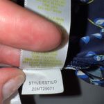 Anne cole  Women's Blue Floral Halter Tankini Top Size L Photo 8