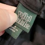 Wild Fable  Black Straight Leg Elastic Waist Casual Mid Rise Cargo Pants Small Photo 7