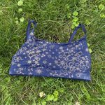 Fabletics Navy Star Print Sports Bra Photo 0