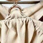 L'Academie Lalisa Blouson Sleeve Cut-Out Maxi Dress Taupe Women's Size XXS / XS Photo 3