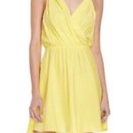 Amanda Uprichard Yellow Silk Mini Dress Photo 0