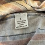 Eden & Olivia Eileen & Olivia Striped Short Sleeve Top, Button Back Detail, Collared Shirt‎ S Photo 4