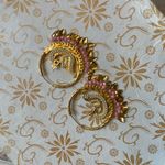 Pink Waalian Hoop Earrings Photo 2