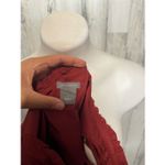 Ann Taylor  Red Ruffle V Neck Sleeveless Blouse Top Career Work Office Size 2 Photo 3