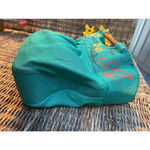 Green Boho Burlap Satchel/Handbag Photo 3