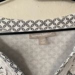 Woman Within Black and White T Shirt Women’s Plus Size 22/24 Embroidered Tee Photo 2