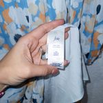 Joie  Blue Floral Fields Tiered Chiffon Midi Dress Size Small Photo 5