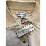 Sport Haley Flawed Beige Short Sleeve Swarovski Elements Polo Shirt XS Photo 5