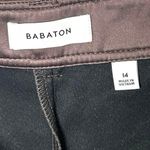 Babaton BabtonWomens Vegan Leather Flare Leg High Waisted Pants Brown Size 14 Photo 6