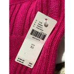 Anthropologie Long Sleeve Turtleneck Knit Sweater Mini Dress Barbie Pink Bodycon Photo 6