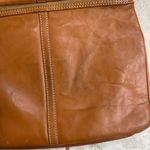 Fossil CONVERTIBLE FOLDOVER CROSSBODY TAN LEATHER SHOULDER HANDBAGprr owned hobo Photo 4