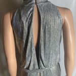 Vince Camuto Metallic Silver Sleeveless Wide Leg Jumpsuit Women’s Size 6 Photo 6