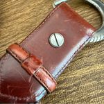 Vintage‎ 1995 Woven Braided Leather Belt Crescent Buckle Equestrian Western M Brown Photo 7