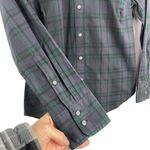 J.Crew Slim Stretch Perfect Shirt Black Watch Royal Tartan Plaid Holiday Sz 4P Photo 4