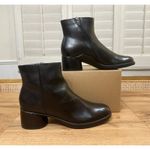 Ecco Sculpted LX 35 Boots Black Leather Size 10/10.5 US 41 EU NWOB Sleek Stylish Photo 2