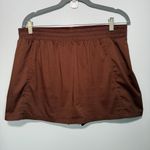 Girlfriend Collective Birdie Skort Terra Brown Womens XL Photo 3
