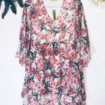 Gianni Bini Gianni Binni Poppy Wava Chiffon Floral Dress Photo 3