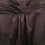 Mac Duggal Ieena for Plum Purple Satin V-neck Jumpsuit Size 2 US $358 Photo 4