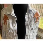 American Eagle Sz S/P Vintage Boyfriend Western Pearl Snap Yetti Cowgirl Photo 6