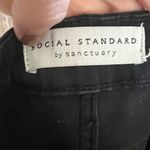 Social Standard Women's Ankle Skinny Jeans Size 6 Black Camo Slim Fit Photo 6