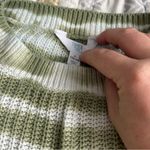 Time And Tru  tie dye green sweater large Photo 1