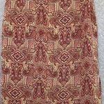 Talbots Women's Skirt Midi Floral Size 2 Petite 100% Silk Lined Paisley Photo 0