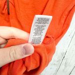 Michael Kors MK Short Women XS Ruched Half Zip Polo Burnt Orange Rare Short Photo 3