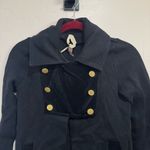 Bailey44  Black Cape Jacket size 4 with velvet accents Photo 1