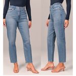 Abercrombie & Fitch The Mom Curve Love Straight Jeans Size 28 Photo 1