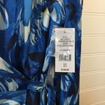 Isaac Mizrahi  Floral Blue Brush Wrap Dress​ Photo 6