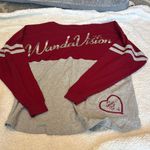 Disney Wanda Vision Red and Gray Long Sleeve Tee Photo 3