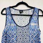 MOSSIMO Womens See Through Large Tank Top Blue Summer Beachy Beach Vacation Photo 1