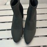 Eileen Fisher Purl Navy Sock Booties with a Kitten Heel Size 7 NWOT Photo 0