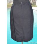 Cache  Black Self Belt Selpato Pencil Skirt New Grommet Lace up Lined $138 NWT Photo 3